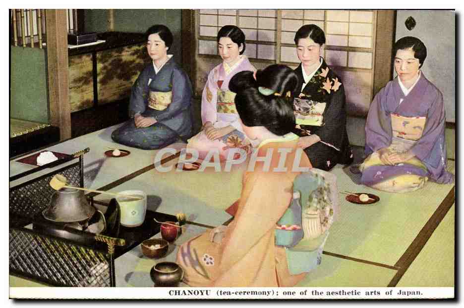 CPM Chanoyu Ceremonie du the Japon Nippon Femmes