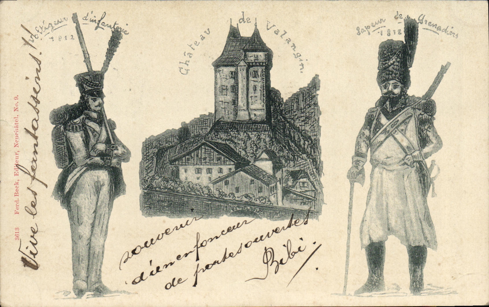 CPA Suisse Soldat militaria 1899 