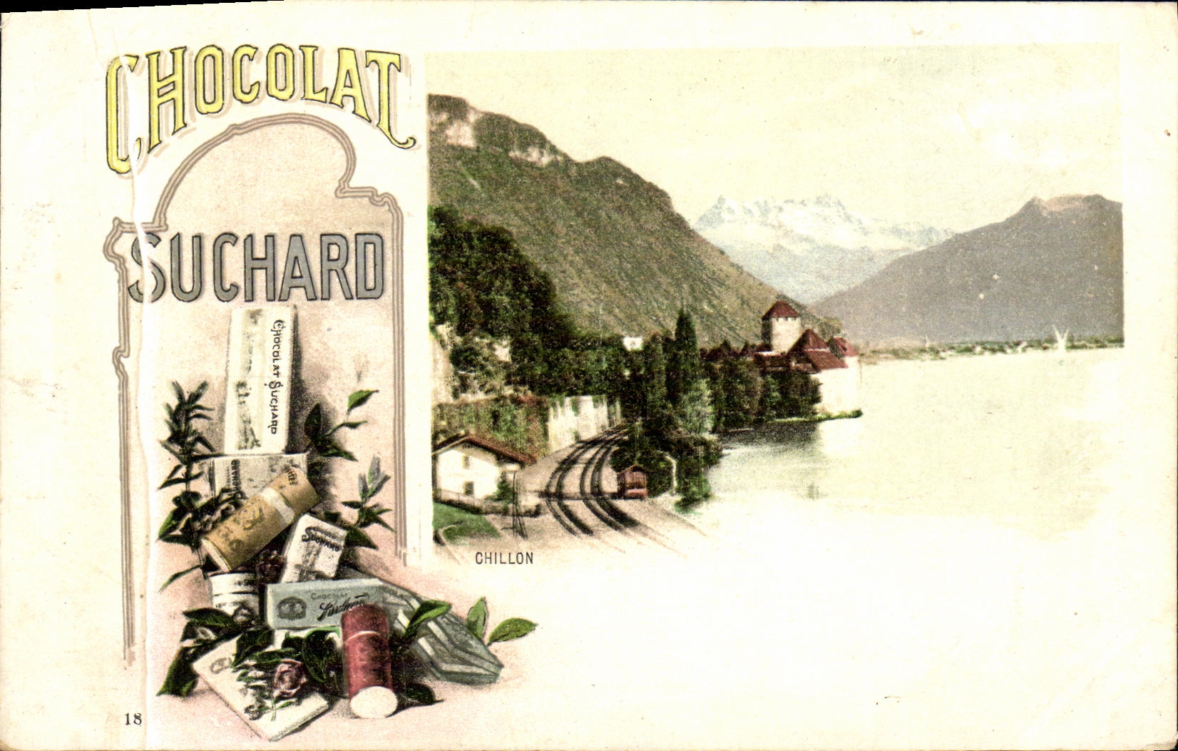 CPA Chocolat Suchard Chillon Suisse