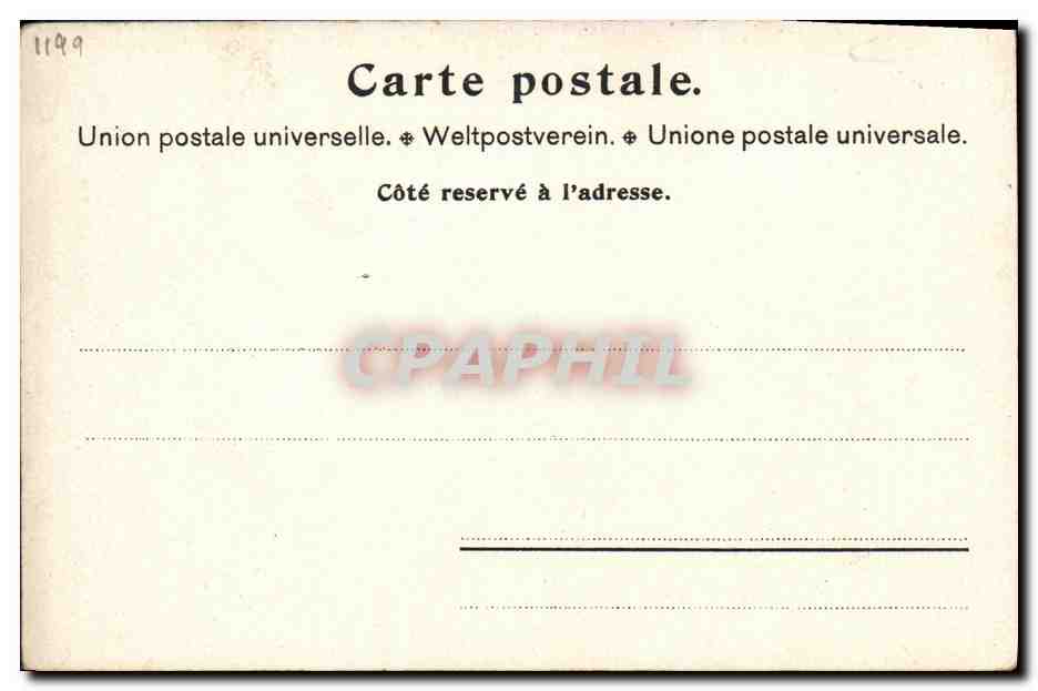 CPA Fantaisie Cacao Suchard Guggisbergerlied  — Back