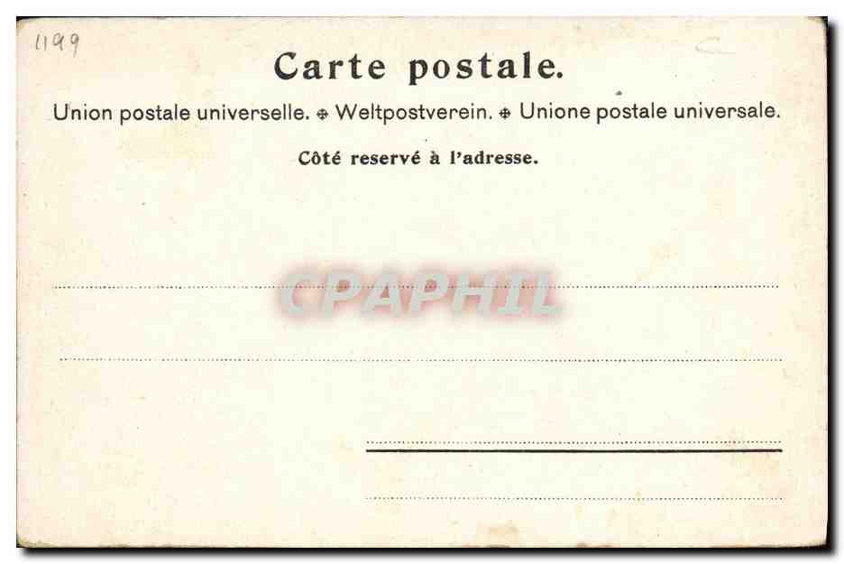 CPA Fantaisie Femme Cacao Suchard Ranz des vaches de la Gruyere — Back
