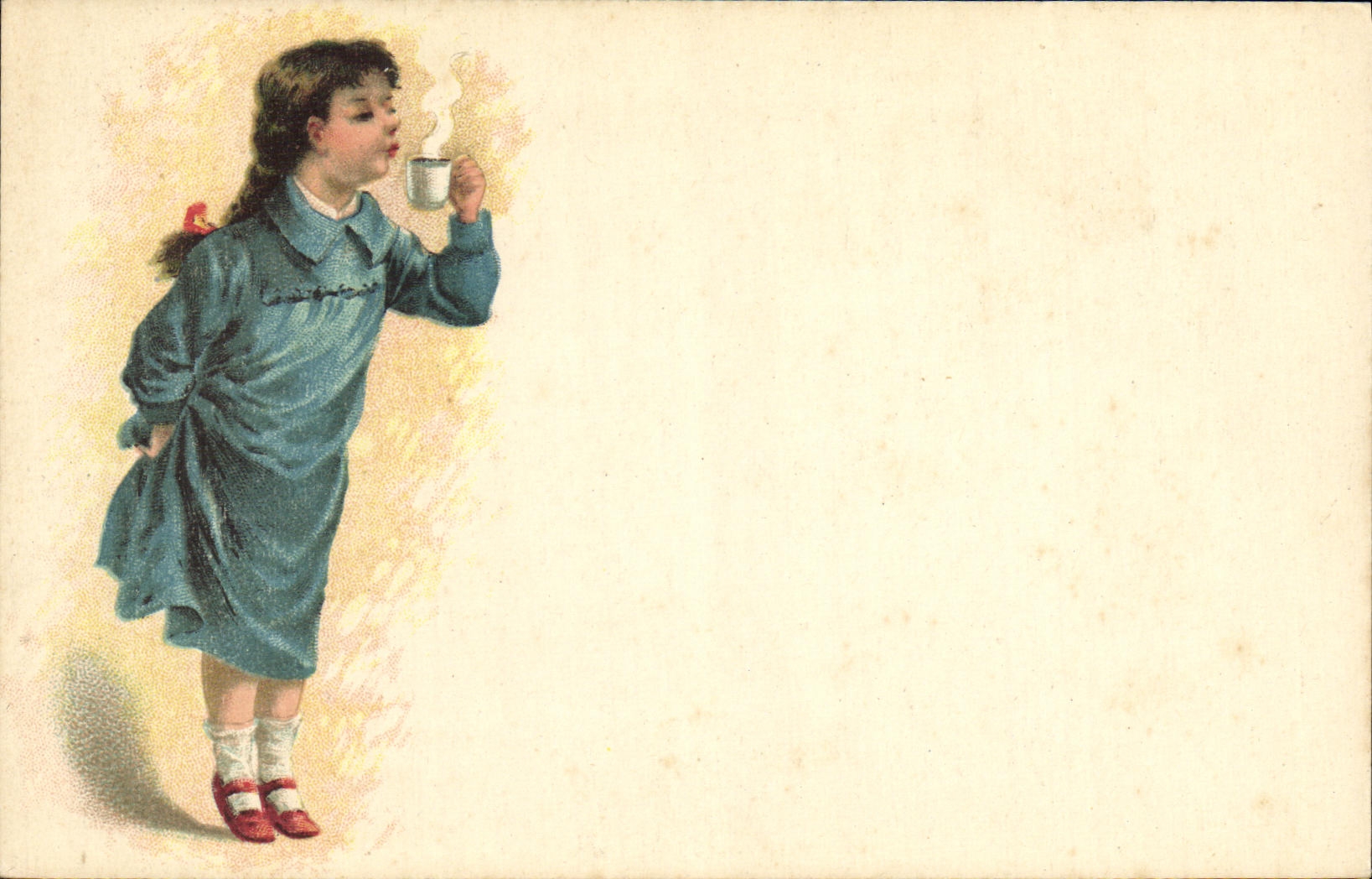 CPA Fantaisie Enfant Cafe moka Leroux 
