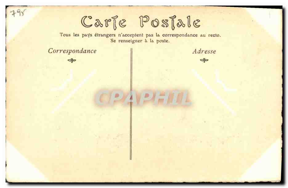 CPA Moeurs et coutumes de l ancien Paris La marchanded e cafe 1810 — Verso
