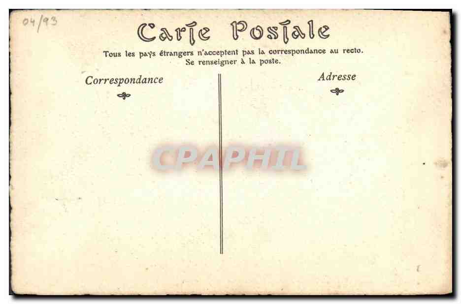 CPA Ancien Paris Le theatre lyrique et le cafe des artistes 1859 — Rückseite