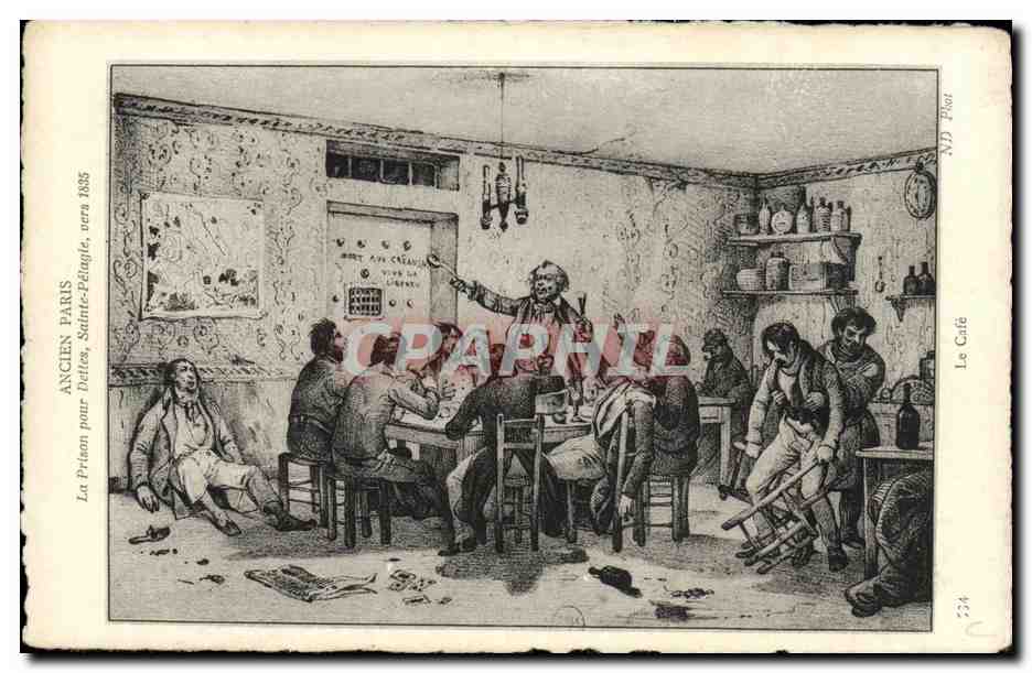 Ancien Paris — Ancien Prison pour Dettes, Sainte-Pélagie — ND Piolet, n° 234