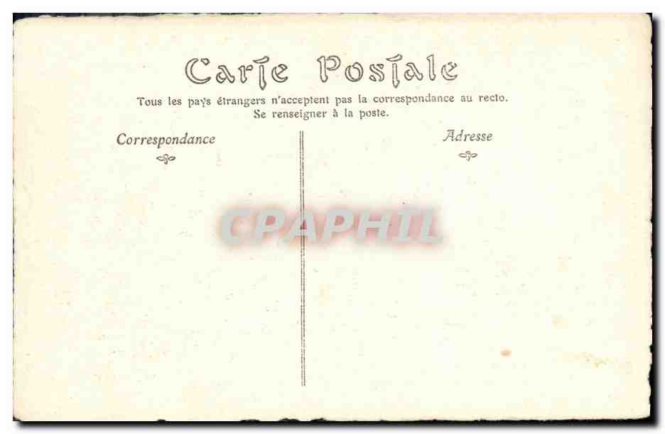 Ancien Paris — Ancien Prison pour Dettes, Sainte-Pélagie — ND Piolet, n° 234 — Rückseite