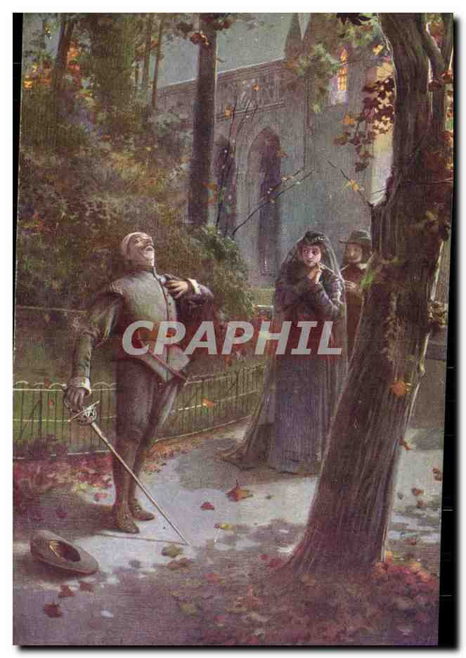 CPA Fantaisie Cyrano de Bergerac Rostand