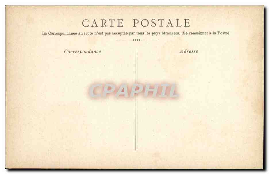 CPA Fantaisie Cyrano de Bergerac Rostand — Verso