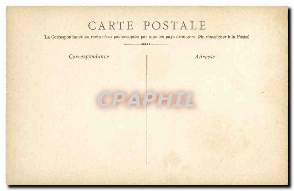 CPA Fantaisie Cyrano de Bergerac Rostand — Verso