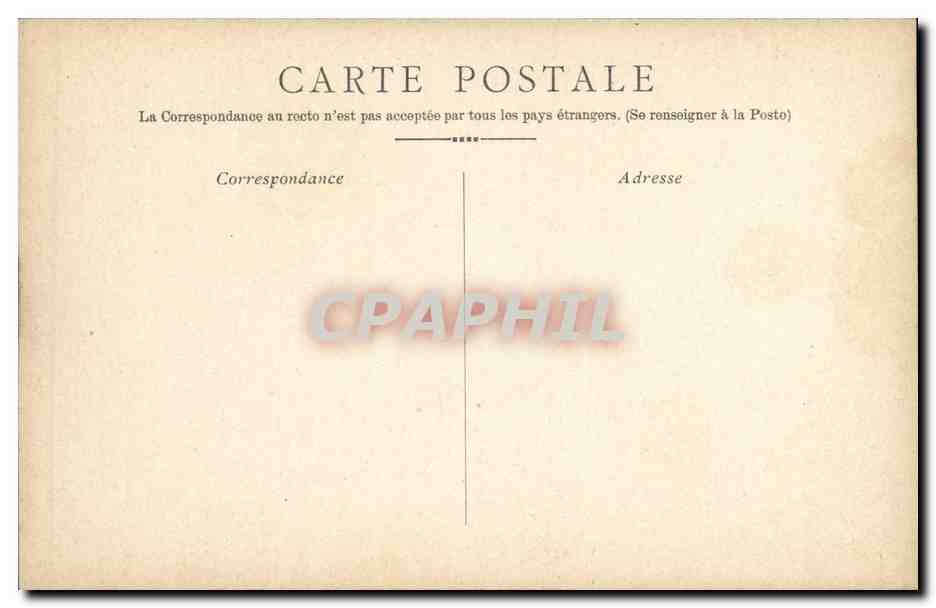 CPA Fantaisie Cyrano de Bergerac Rostand — Verso