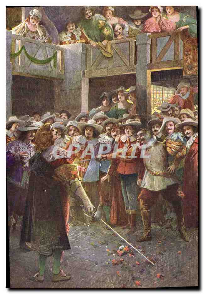 CPA Fantaisie Cyrano de Bergerac Rostand