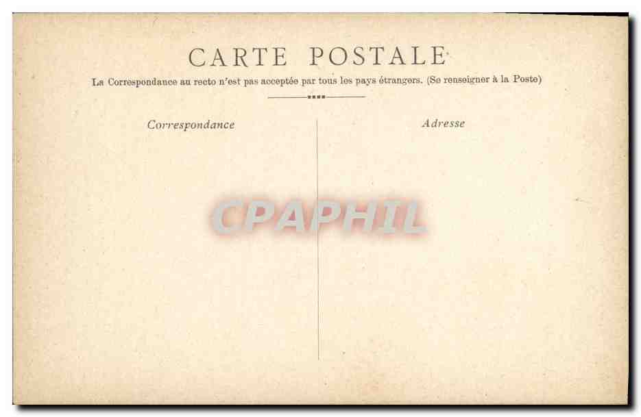CPA Fantaisie Cyrano de Bergerac Rostand — Verso