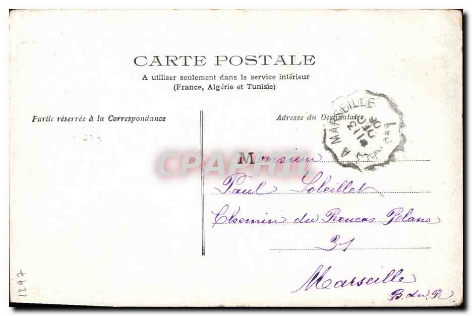 CPA Fantaisie Enfants  — Rückseite