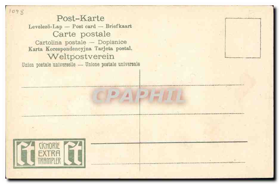 CPA Fantaisie Enfants — Rückseite