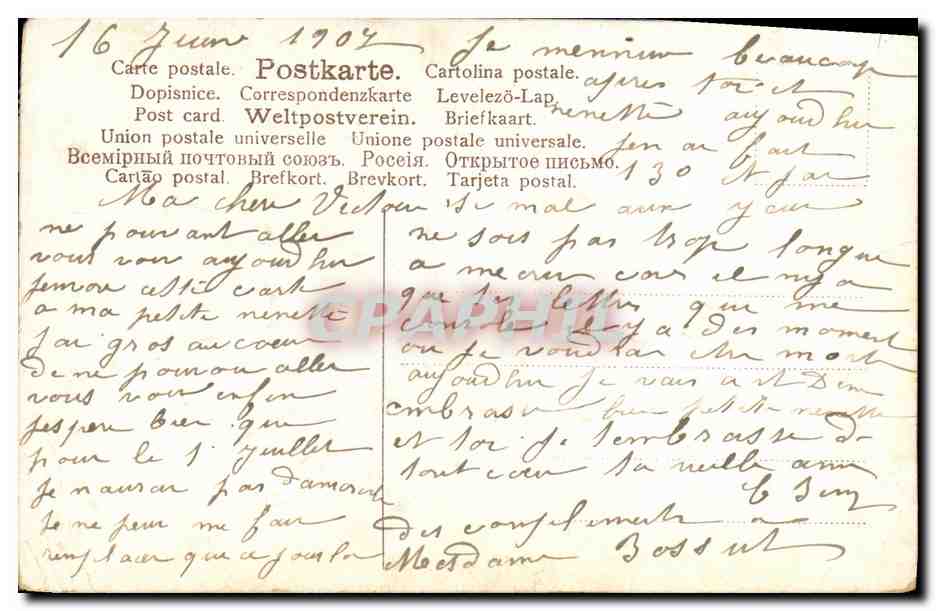CPA Fantaisie Enfant  — Verso