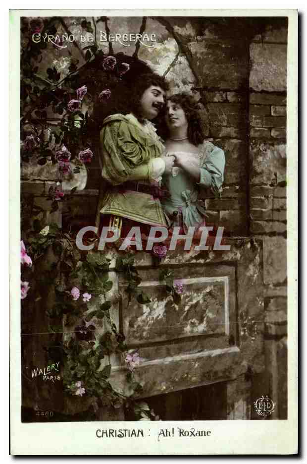 Cyrano de Bergerac — scène d'amour avec Christian et Roxane — Walery Paris n°4460