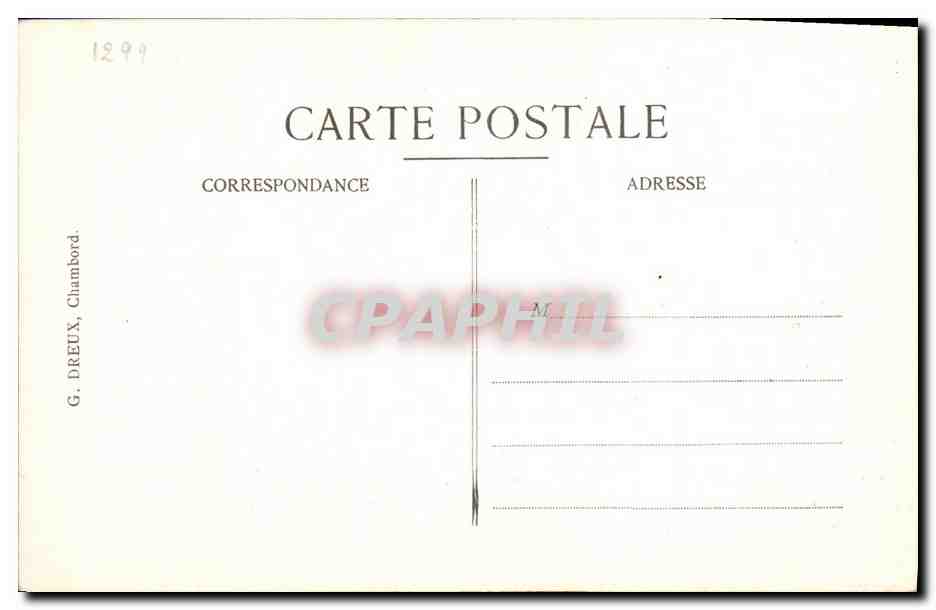 Carte généalogique des souverains français — G. Dreux, Chambord, n°3 — Reverso