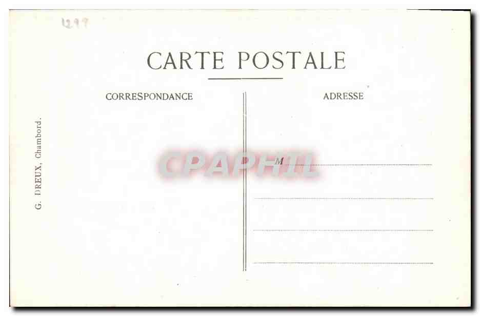Carte généalogique des Bourbons — Henri IV descendant de Robert, 6e fils de Saint Louis — G. Dreux, Chambord, N° 5 — Reverso
