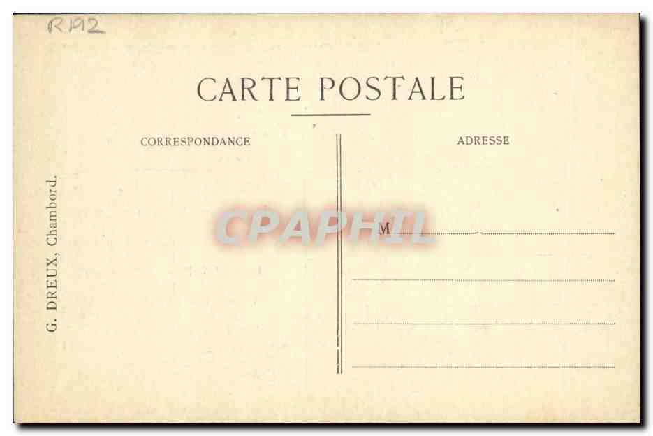 Carte généalogique des Bourbons — Henri IV descendant de Robert, 6e fils de Saint Louis — N° 5 — G. Dreux, Chambord — Reverso
