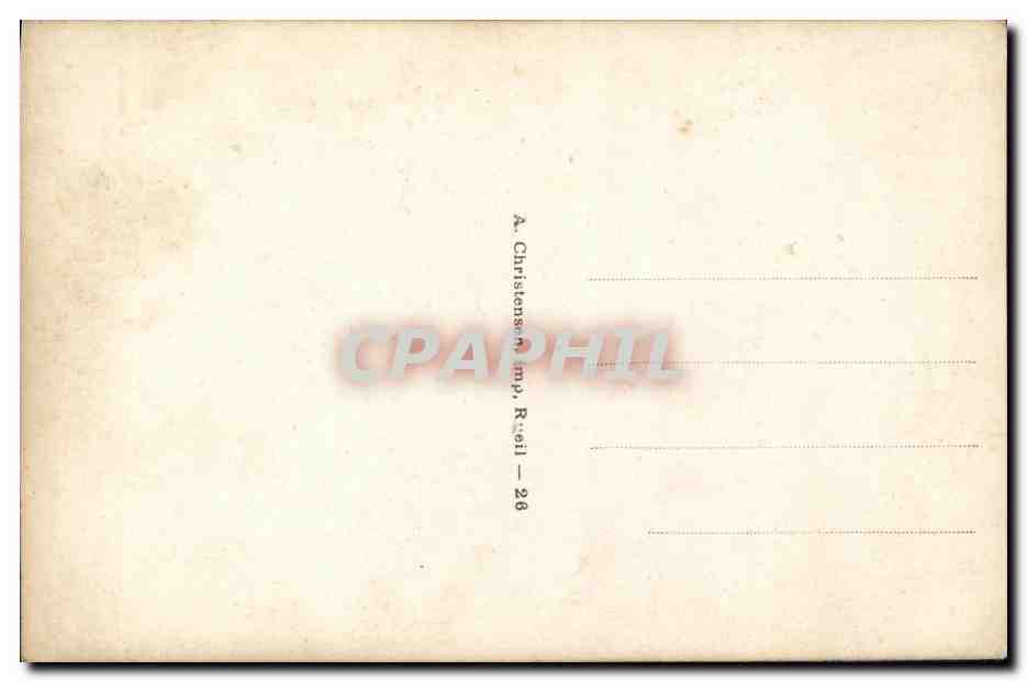 CPA Fantaisie Femme le baiser mysterieux — Rückseite