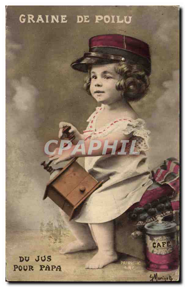 Graine de Poilu — Publicité pour du jus pour papa — Éditeur Patriotic, n° 4167