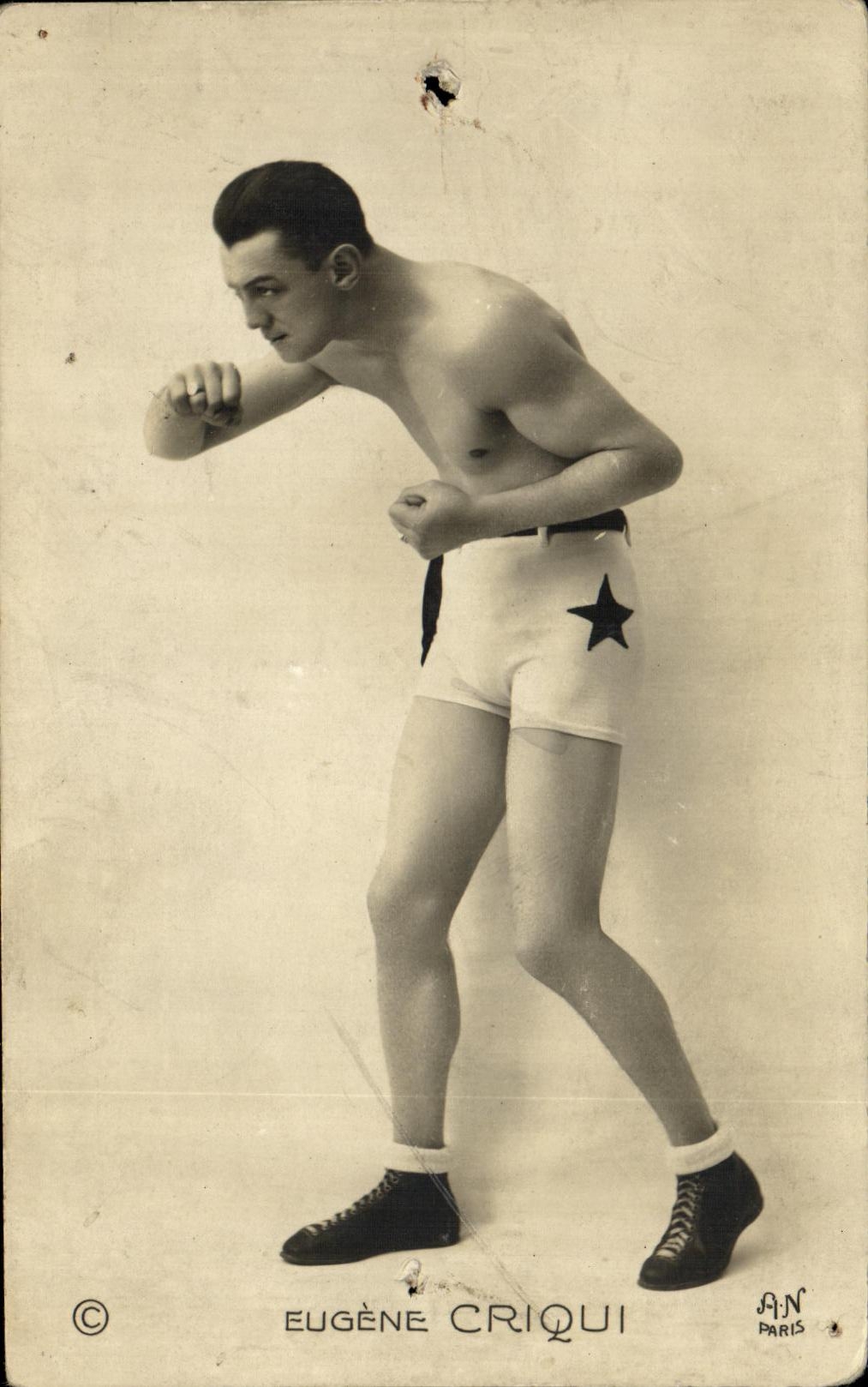 Boxeur Eugène Criqui — Paris — A.N. Paris
