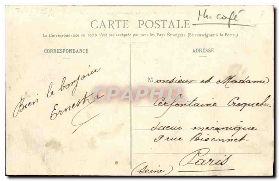 L'Infanterie en Manœuvre - La Grand'Halte - Préparation du Café - Librairie Militaire Guérino, Meauxmondon — Verso