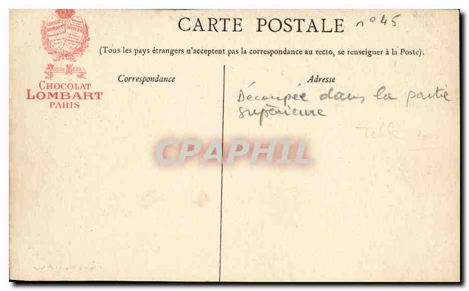 CPA Les petits metiers parisiens La marchande de petit Noir Cafe — Rückseite