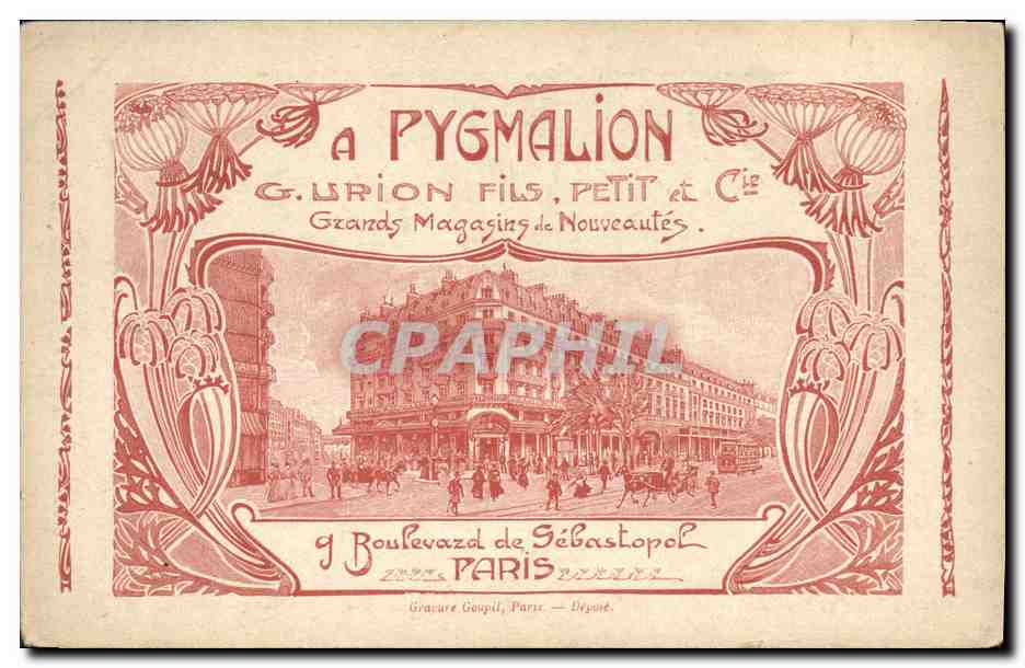 CPA Pygmalion La basoche Boulevard Sebastopol paris  — Rückseite