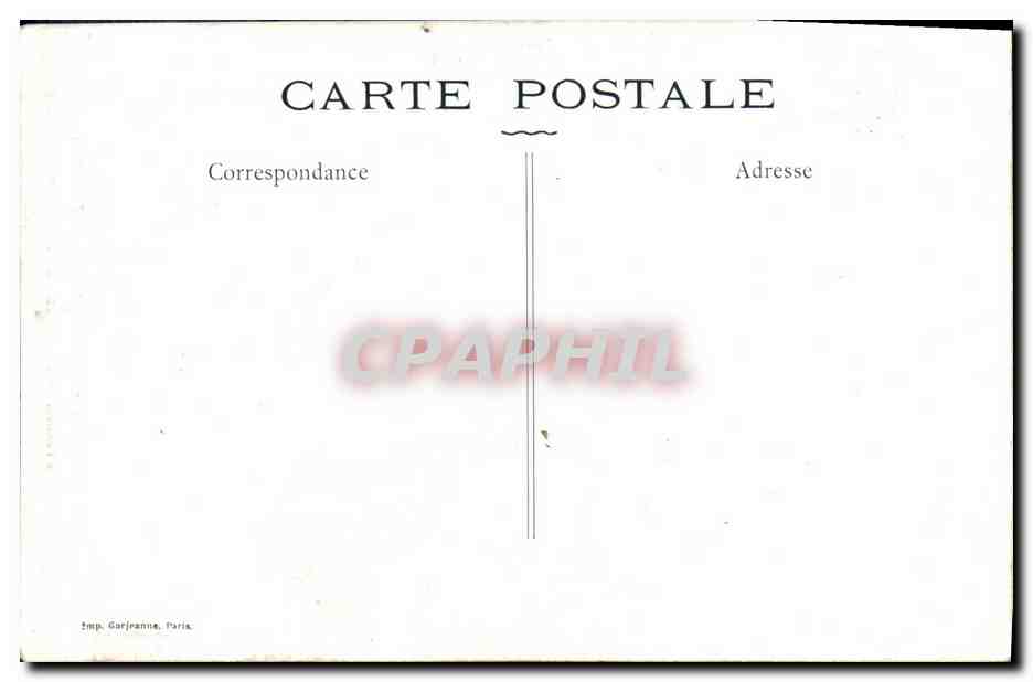CPA Gemier dans Sherlock Holmes Theatre  — Verso