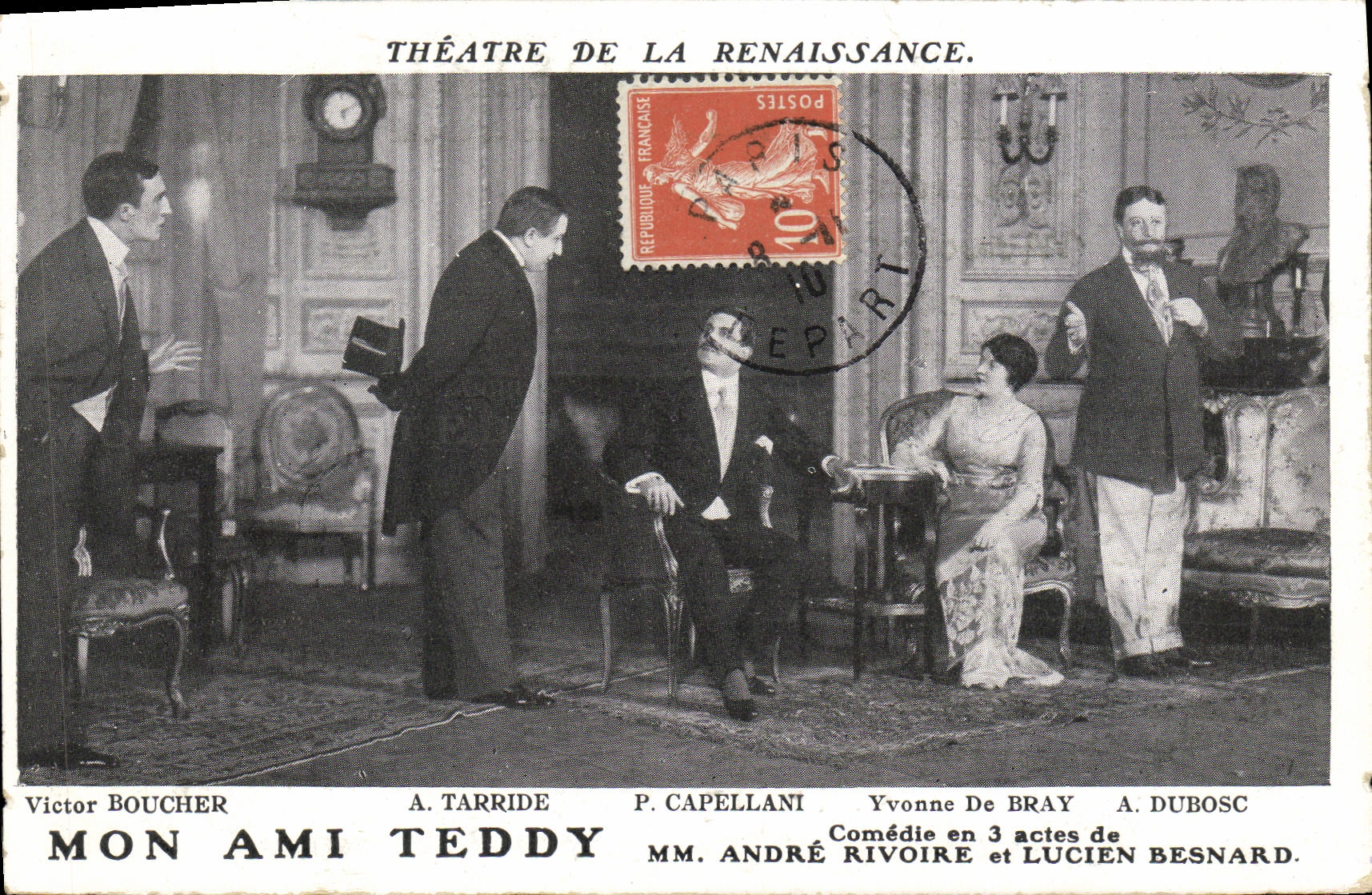 CPA Theatre de la Renaissance Mon ami Teddy 