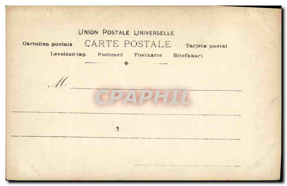 CPA Theatre Sarah Bernhardt La sorciere  — Verso