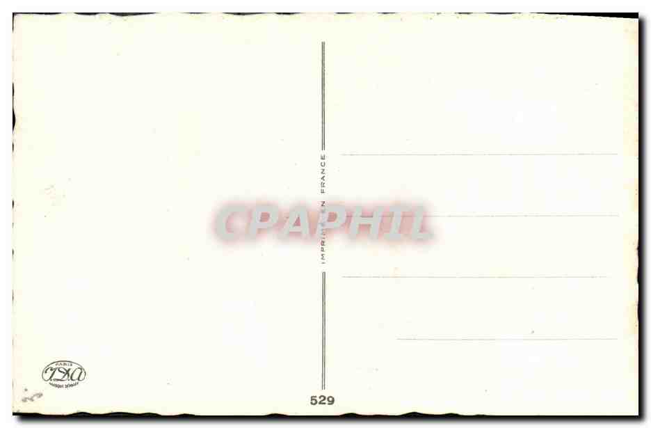 CPA Fantaisie Fer a cheval Fleurs  — Verso