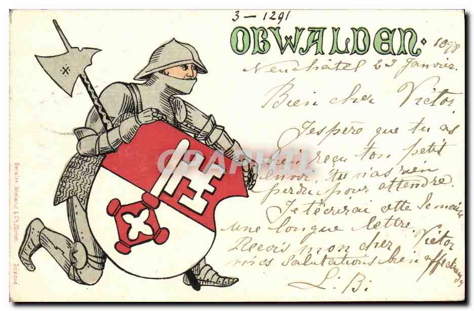 Obwalden — 1899 — Breit & Züger, n° 2064