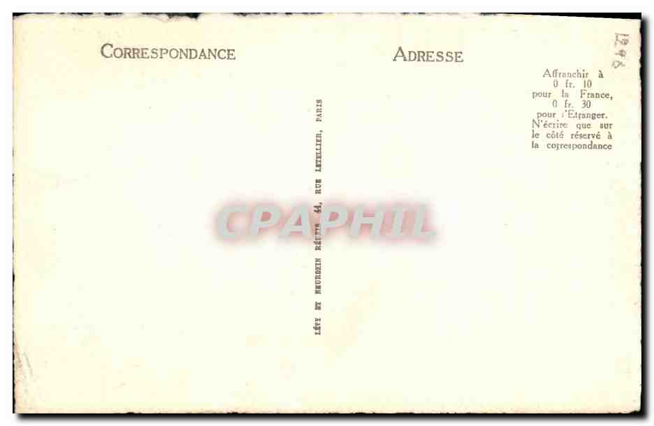 CPA Fantaisie Talama ne a Paris Theatre Comedie Francaise — Verso