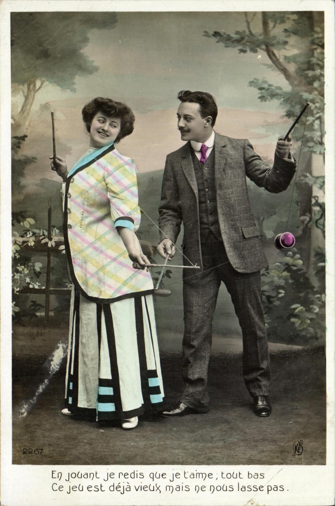 CPA Fantaisie Femme 