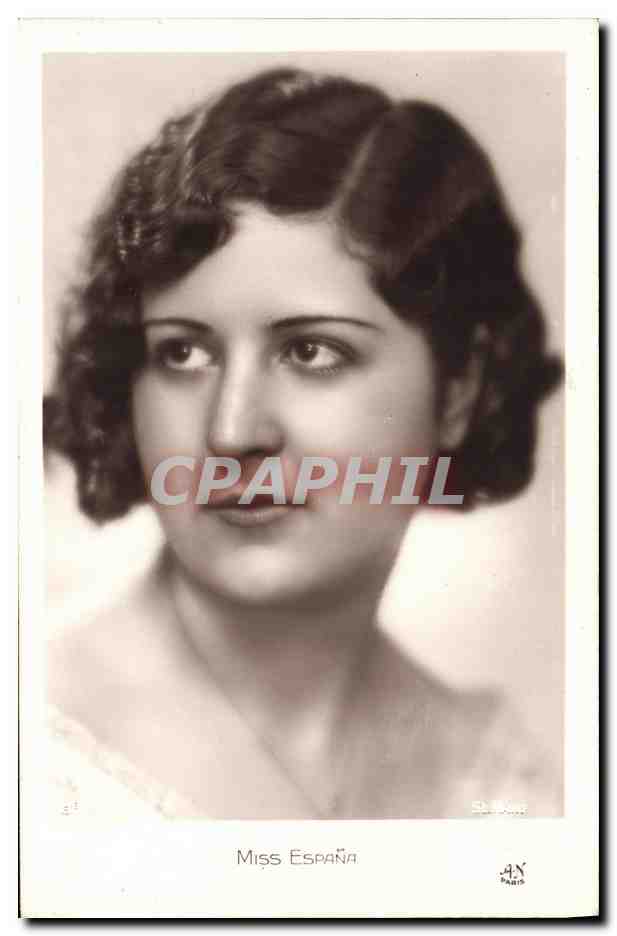 CPA Fantaisie Femme Miss Espana
