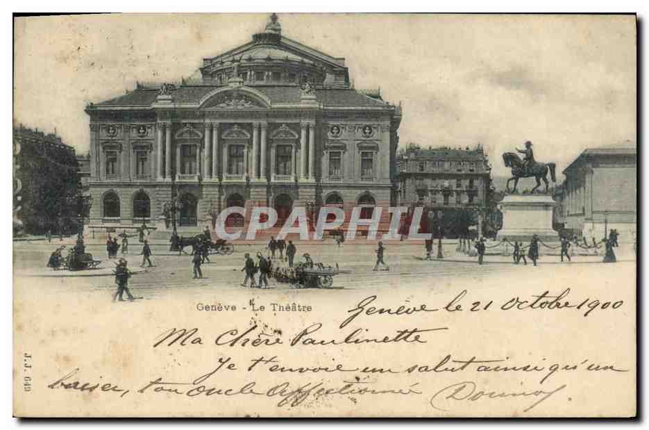 CPA Geneve Le theatre