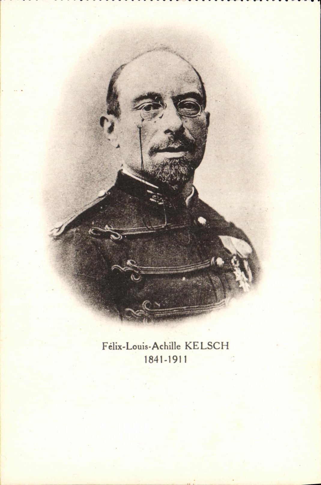CPA Felix Louis Achille Kelsch 1841 1911 Medecin d armee Epidomiologiste 