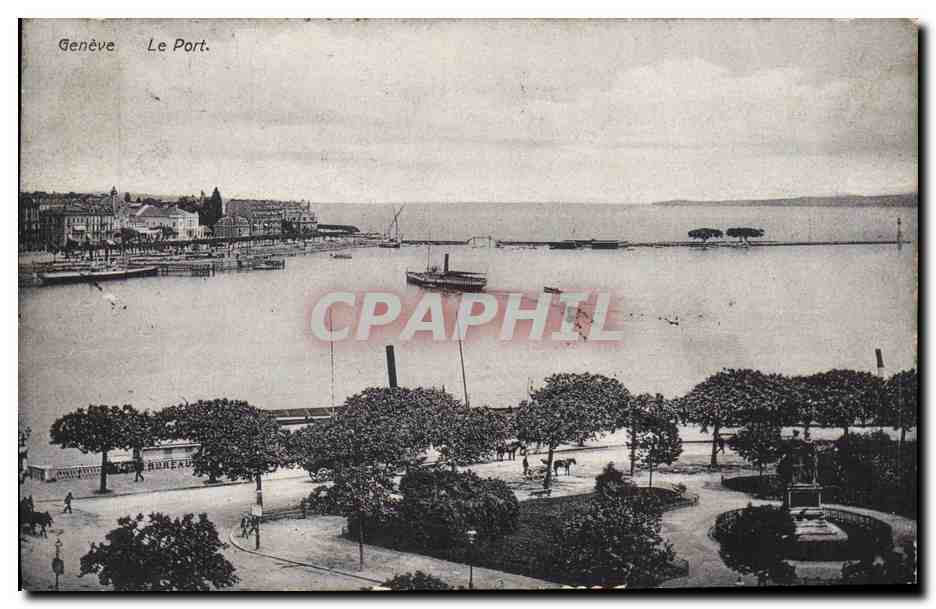 CPA Geneve Le port 