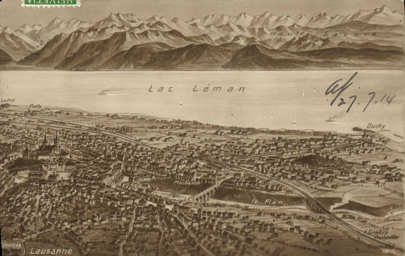 CPA Suisse Lausanne Lac Leman 