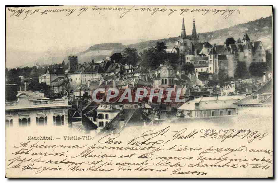CPA Suisse Neuchatel Vieille ville 