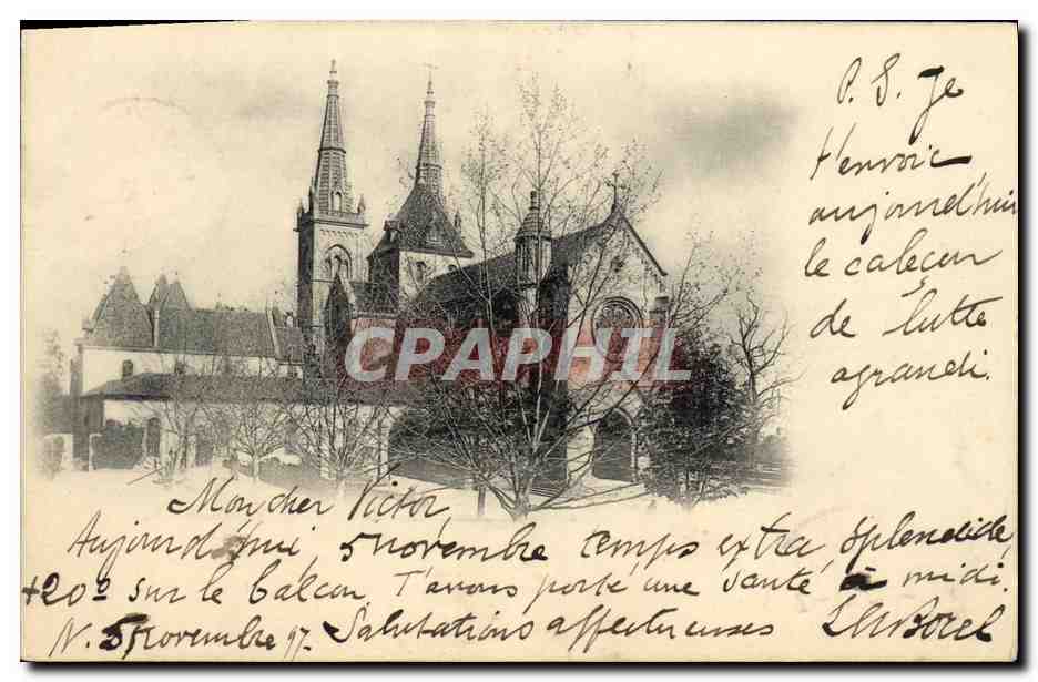 CPA Suisse Neuchatel CArte 1897