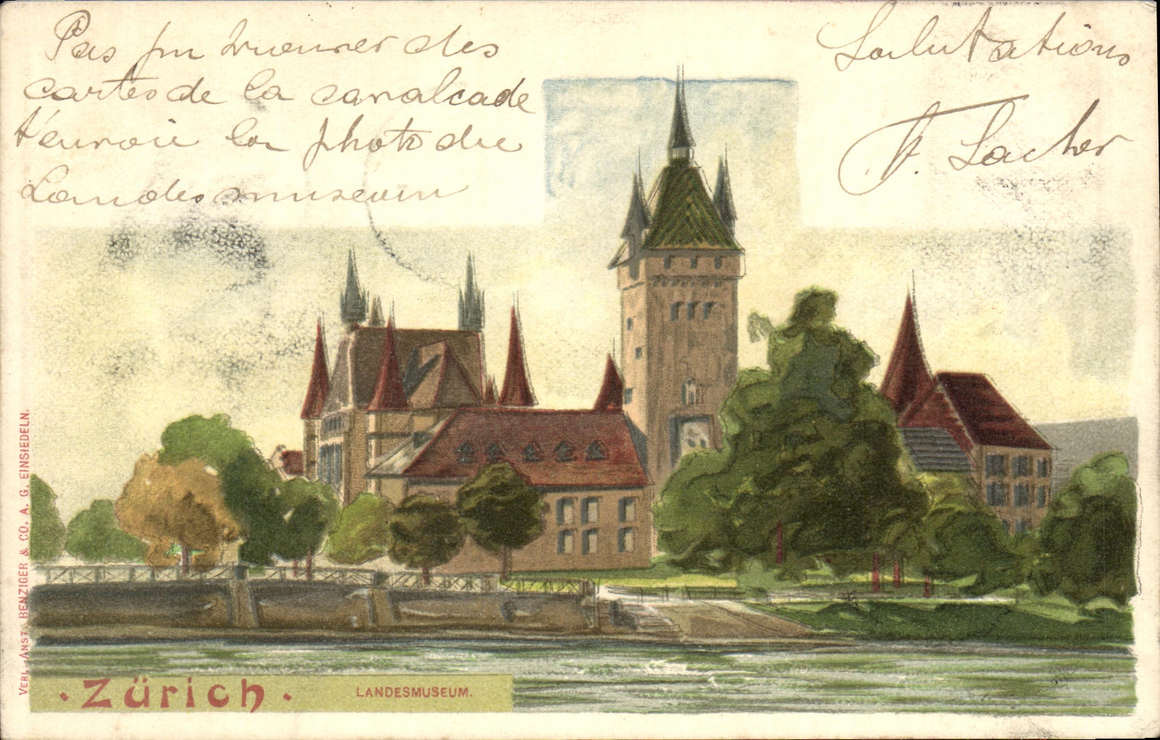 CPA Suisse Zurich Landesmuseum 
