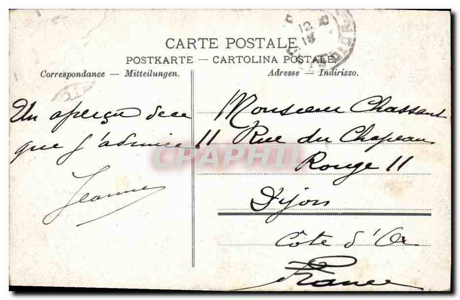 Zurich — Quai de la Neuchâtel — éditeur anonyme, n° 5132 — Rückseite