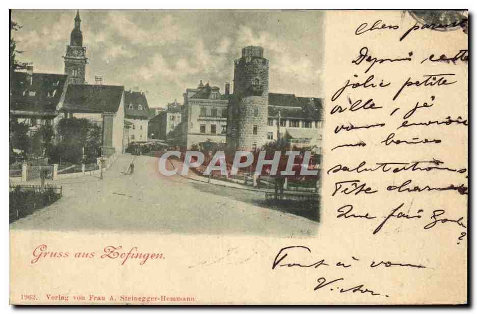 CPA Suisse Gruss aus Zofingen 