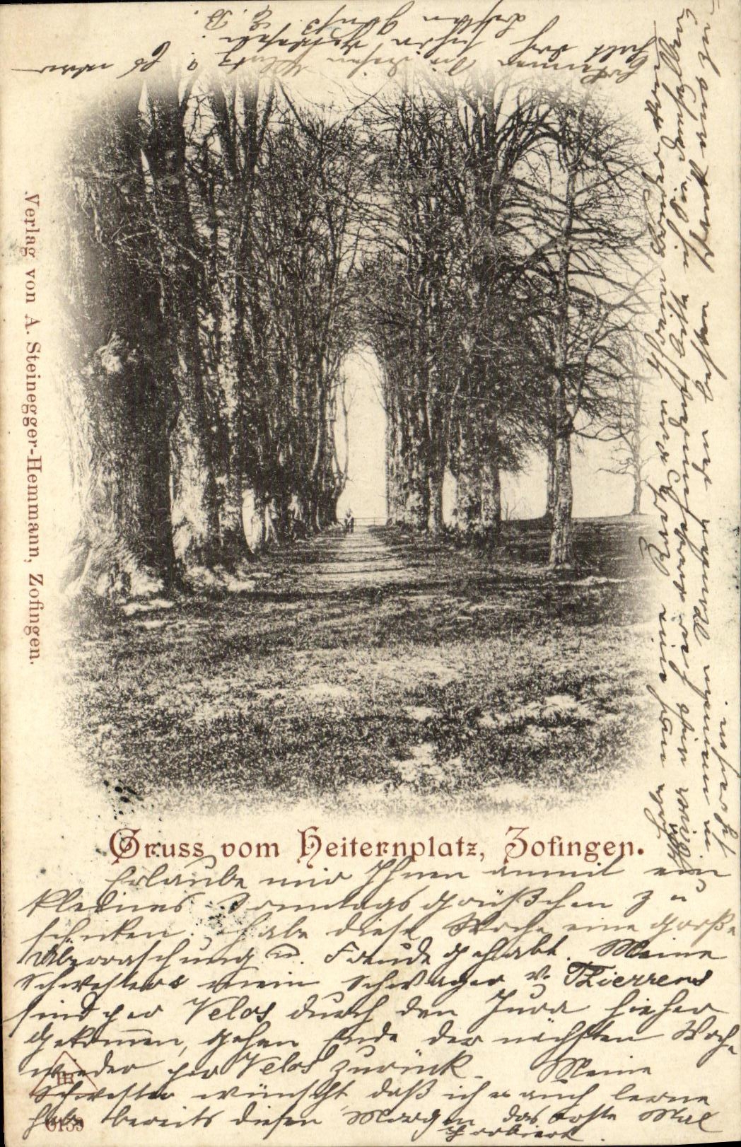 CPA Suisse Gruss vom Heiterplatz Zofingen 