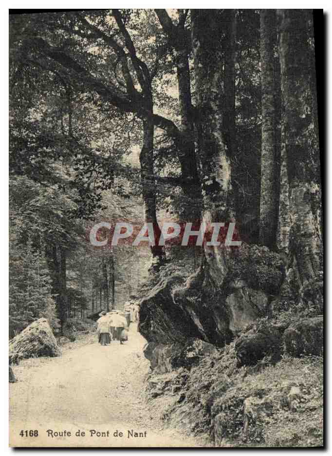 CPA Suisse Route de Pont de Nant