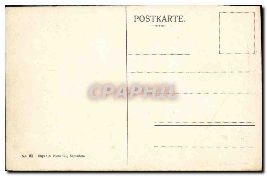 CPA Suisse St Moritz Bad und Dorf — Back