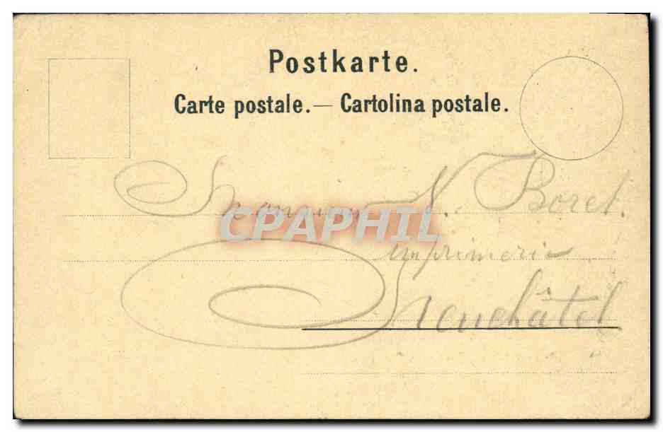 CPA Suisse Frolichsegg bei St Gallen Carte 1898 — Rückseite